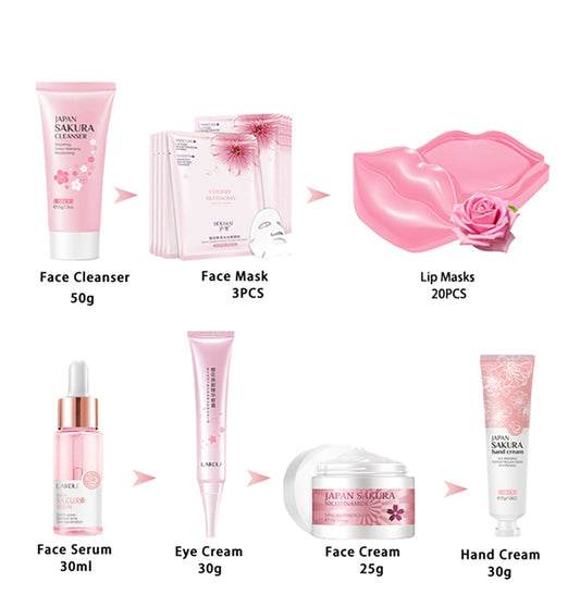 Skin Care Products Kit Sakura Whitening Cream